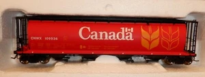 HO Scale InterMountain 45101-45 CPWX Red Canada 4-Bay Cylindrical Hopper #09936 - Picture 1 of 1
