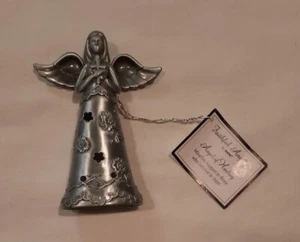 Pewter Angels of Healing, Faithful Angels by Ganz, 3-1/2" Tall - Picture 1 of 3