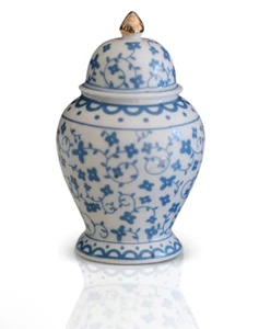 Nora Fleming Mini Ginger Jar A298 Blue Hand Painted Ceramic Attachment NEW - Picture 1 of 3