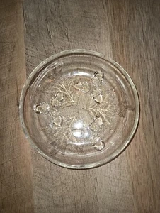 Plato de caramelo de cristal de otoño vintage - Imagen 1 de 2