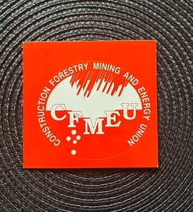 Cfmeu mining sticker - Picture 1 of 1