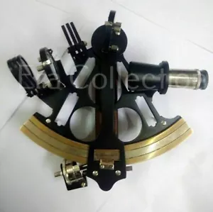 Vintage Brass Nautical Sextant Solid Brass Navigation Functional Marine Working. - Picture 1 of 5