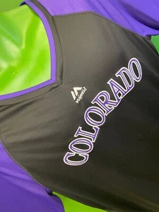 MLB Colorado Rockies Majestic Jersey Style Top Men's X-Large NWT - Picture 1 of 6