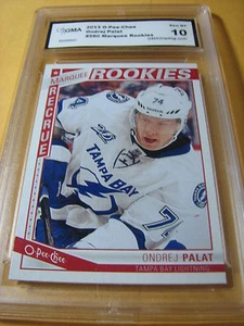 ONDREJ PALAT LIGHTNING 2013 0-PEE-CHEE MARQUEE ROOKIES RC # 580 GRADED 10 - Picture 1 of 1