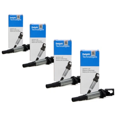 4x DELPHI GN10572-12B1 Zündspule für BMW CITROEN MINI PEUGEOT 4-Zylinder - Bild 1 von 2