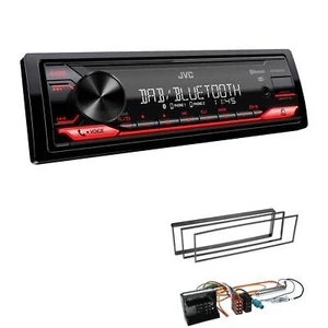 JVC KD-X282DBT Auto Radio Bluetooth DAB+ USB für Peugeot 1007 schwarz - Bild 1 von 5
