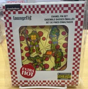 ! Entertainment Earth Excl. LE  Teenage Mutant Ninja Turtles Enamel  Pin Set New - Picture 1 of 5