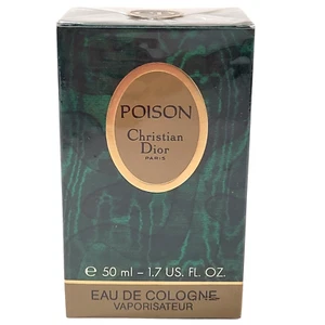 Poison Christian Dior Paris 50 ml 1.7 Oz Eau de Toilette NIB - Picture 1 of 6