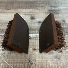 Pair of Replacement Brushes for Cast Iron Boot Brush Shoe Scraper