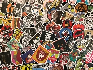 100 Skateboard Stickers Bomb Vinyl Laptop Luggage Decals Dope Sticker Lot Lego - Picture 1 of 7