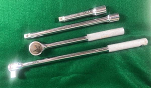 KAL Tools 15" Breaker Bar 10" Ratchet and 10" & 5" Extensions All 1/2" Drive - Picture 1 of 5