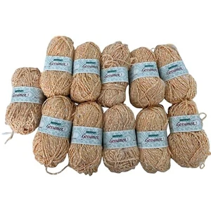 Bernat Gossamer Yarn Peach White Belgium 50 g 1.75 oz Belgium AT430 Lot of 11 - Picture 1 of 9