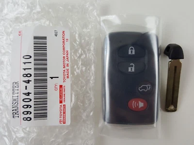 NEW ORIGINAL TOYOTA HIGHLANDER 08-13 OEM SMART KEY LESS REMOTE FOB UNCUT US PROX - Image 1 of 4