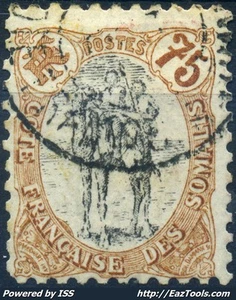 COTE DES SOMALIS N° 63 AVEC OBLITERATION A VOIR - Picture 1 of 2