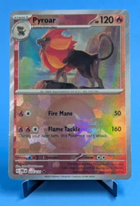 Pyroar 016/131 Pokémon TCG 2025 Uncommon Poké Ball Holo Prismatic Evolutions NM - Picture 1 of 3