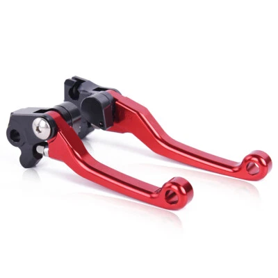CNC Red Off Road Pivot Brake Clutch Lever For gas gas EC250E4/EC300E4 2017 - Image 1 of 4