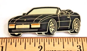 Porsche 944 S2 Pin Lapel Pin Black Ex Lg 2" - Picture 1 of 2