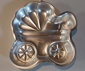 Collectible Baby Carriage Buggy Wiltons 2005 Cake Baking Pan/No Insert 2105-3319 - Picture 1 of 2