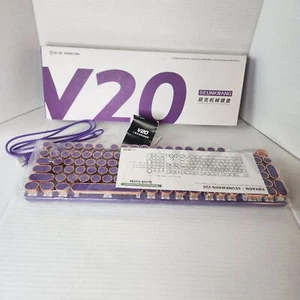 Eweadn V20 kabellose lila Schreibmaschine Tastatur Neu in OVP - Bild 1 von 9