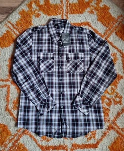 Oakley Vault Exclusive 2011 Woven Check Long Sleeve Shirt Medium BNWT - Picture 1 of 9