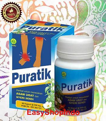 2 Boxes Capsules For Gout - Arthritis - Uric Acid Remedy Supplement Herbal • 25.38€