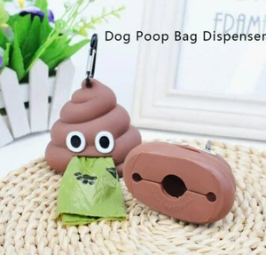 New 1 Dog Poop Bag Dispenser Pet 2 Rolls Waste Bag Outdoor Garbage Eco-friendly - Picture 1 of 8