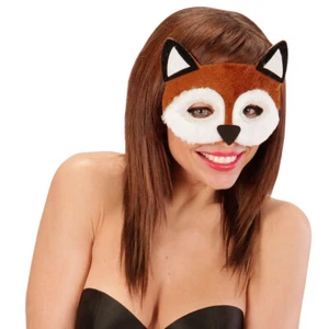 Fuchs Maske Tiermaske Fuchsmaske Augenmaske Rotfuchs Füchse Halbmaske Fasching - Bild 1 von 3