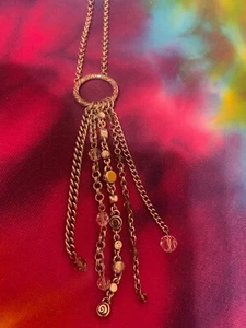 Brighton Silver-tone Joilet Dangle Pendant Necklace with Crystals (Retired) - Picture 1 of 5