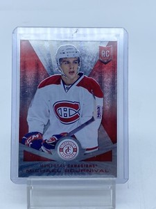 2013-14 Panini Totally Certified PLATINUM RED #249 MICHAEL BOURNIVAL RC 35/100