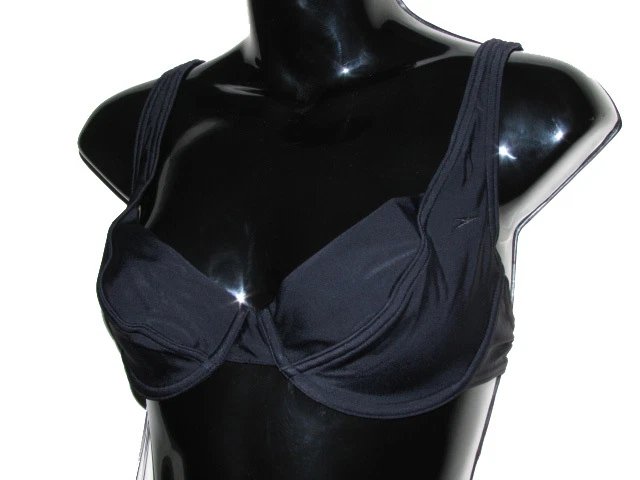 Top Bikini Negro Señora Speedo Aro Natación Ropa Playa 32C GB - Imagen 1 de 1