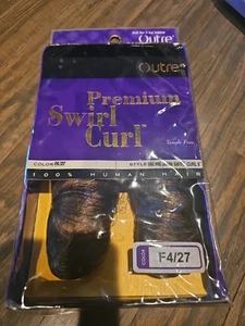 Outre Premium Human Hair Swirl Curl Length 8 Color F4/27 - Picture 1 of 2