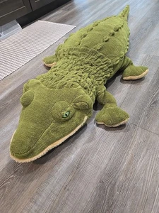 LARGE Melissa & Doug Alligator 6 ft Plush Toy Stuffed Animal Pillow Crocodile - Picture 1 of 18
