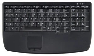 Active Key AK-7410-G keyboard USB QWERTZ German Black - AK-7410-GU-B/GE - Picture 1 of 1