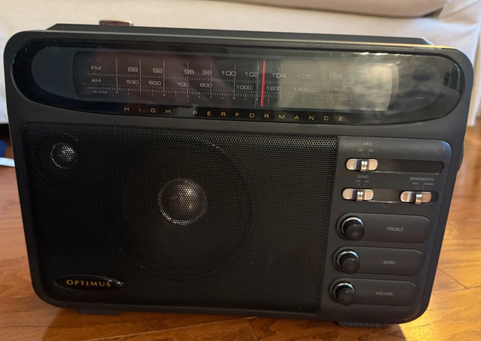 Optimus Radio 12-603A RC AM/FM Receptor de Rango Extendido Portátil Alto Rendimiento Foto 1 de 4