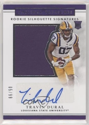 2017 National Treasures Collegiate Silhouettes /99 Travin Dural Rookie Auto RC - Image 1 of 2