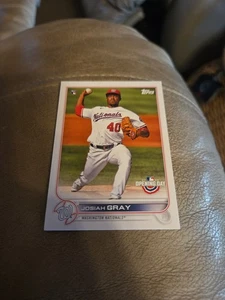 2022 Topps Opening Day #89 Josiah Gray RC Washington Nationals - Picture 1 of 2