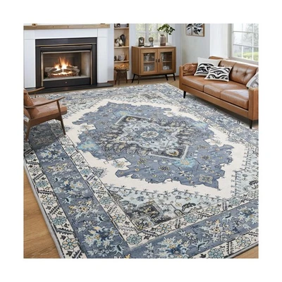 Noahas Vintage Area Rug for Living Room, Modern Washable Rug Non Slip Low Pil... - Image 1 of 4