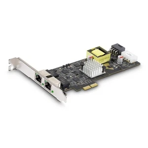 StarTech.com 2-Port 2.5Gbps PCI Express PoE Network Card, Dual Intel I225-V, - Picture 1 of 6