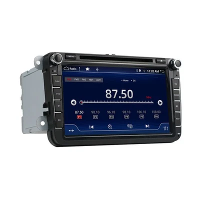 8'' Autoradio Für VW Golf Passat Touran SKODA Android 13 GPS Nav Sat DVD 4+64GB - Bild 1 von 4