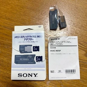 Sony Memory Stick Micro M2 Adapter MSAC-MDSP for PRO Devices with Box - Picture 1 of 3