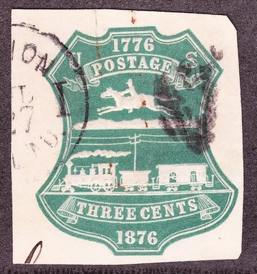 US U219 3c Envelope Cut Square Used SCV $17.50 - Image 1 of 2