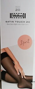 WOLFORD SATIN TOUCH 20 Kniestrümpfe 3 für 2 AKTION - Bild 1 von 1