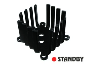 2pcs THM6004-2 Heatsink for TO3 case, AAVID THERMALLOY, black anodized, 5C/W - Imagen 1 de 3