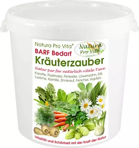 Kräutermischung Hund Barf Kräuter mit Gemüse Natura ProVita Kräuterzauber 3kg - Bild 1 von 7