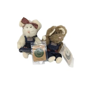 Mini Boyds Bears Mäuse Cottage und Sharp McNibble Plüschtier Stofftier Spielzeug Maus - Bild 1 von 8