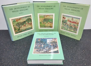 The Development of Welsh Heraldry Vol 1 - 4 by Michael Powell Siddons Hardbacks - Picture 1 of 16