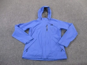 North Face Jacket Mens M Blue Dryzzle Waterproof Tech Outdoors Hiking Rain Coat - Picture 1 of 10