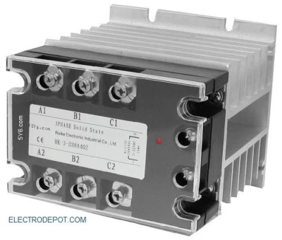 Silent Lighting Contactor 3 Pole 40Amp, 24VAC Coil, Motor 30A No Click Noise 40A - Image 1 of 4