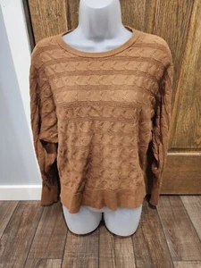 Cyrus Brown Long Sleeve Knit Sweater Size Medium SOFT - Picture 1 of 7