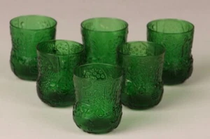 Oiva Toikka Vintage Fauna Verde 6 Dram Gafas Disparo Nuutajarvi Finlandia Iittala - Imagen 1 de 1